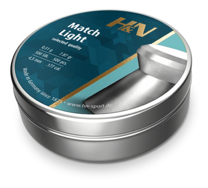 H&N H&N Match Light Air Rifle Pellets .177