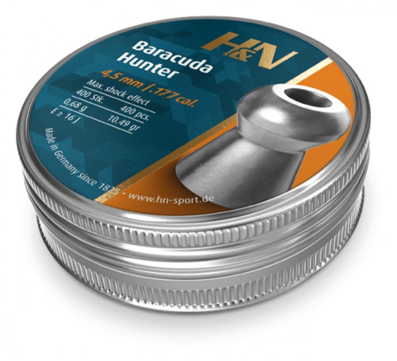 H&N H&N Baracuda Hunter Air Rifle Pellets .177