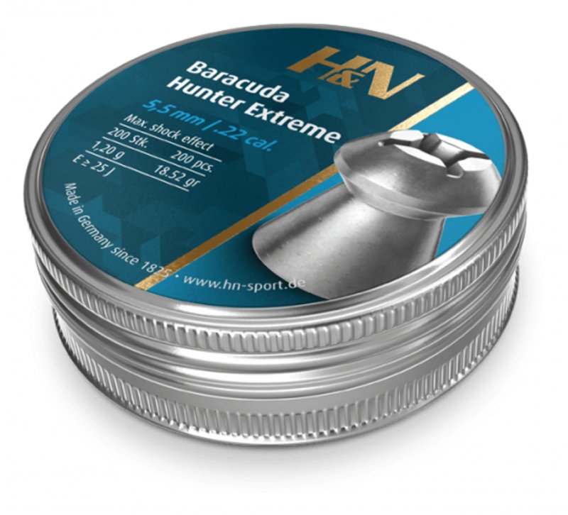 H&N H&N Baracuda Hunter Extreme Air Rifle Pellets .22