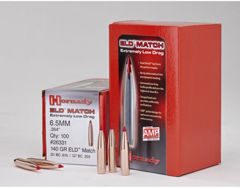 Hornady 6.5mm 140gr ELD Match (26331B) *