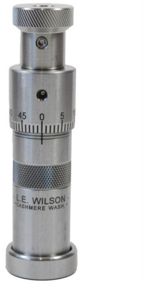 L.E Wilson L.E Wilson Stainless Steel Bullet Seater With Micrometer Adjustment .22-250