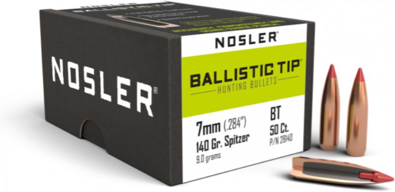 Nosler Nosler 7mm 140gr Ballistic Tip® Hunting (50ct) 28140