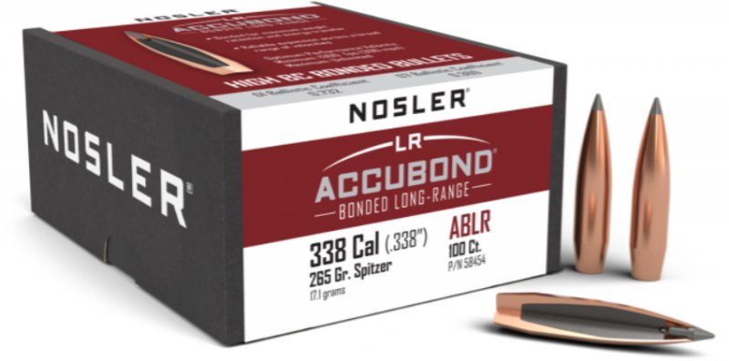 Nosler Nosler 338 Caliber 265gr AccuBond® Long Range (100ct) 58454