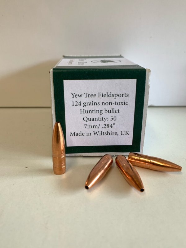 Yew Tree Fieldsports Non Toxic 7mm Bullets