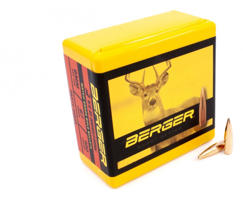 Berger  Berger 6 mm 108 Grain Elite Hunter Rifle Bullet (24556)
