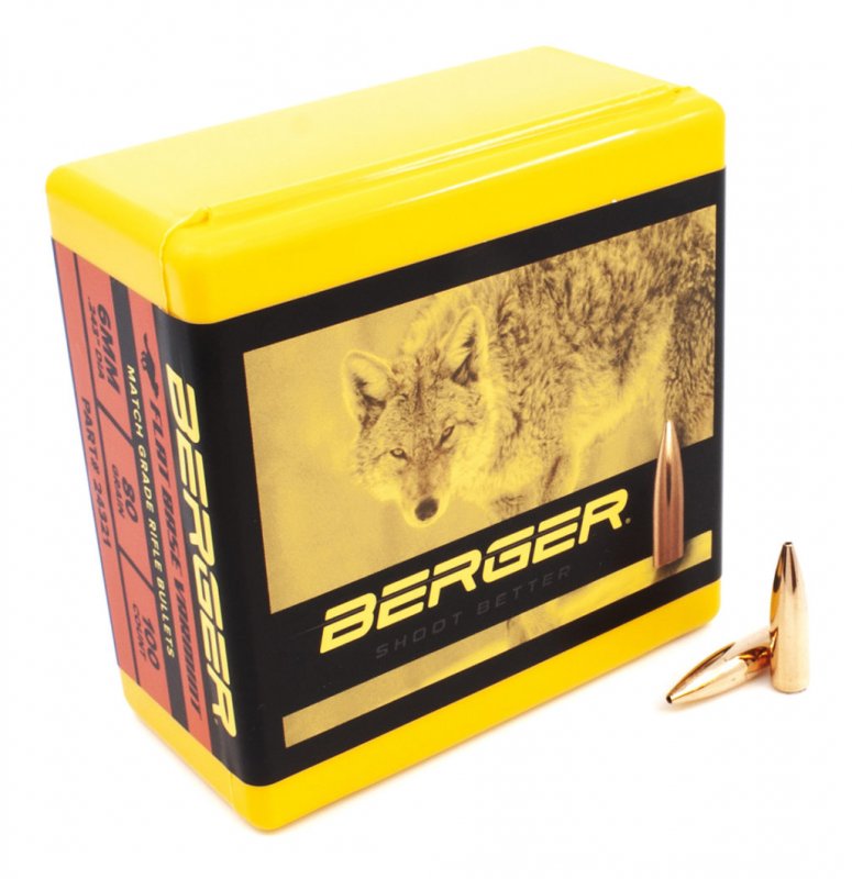 Berger  Berger 6 mm 88 Grain High BC FB Varmint Rifle Bullet (24323)