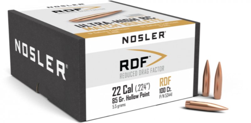 Nosler  Nosler 22 Caliber 85gr RDF (100ct) 53441