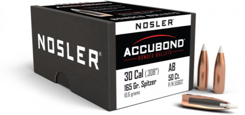 Nosler  Nosler 30 Caliber 165gr AccuBond® (50ct) 55602