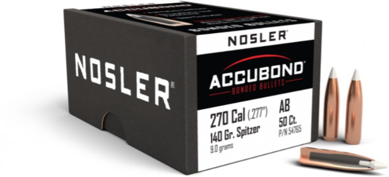 Nosler  Nosler 270 Caliber 140gr AccuBond® (50ct) 54765