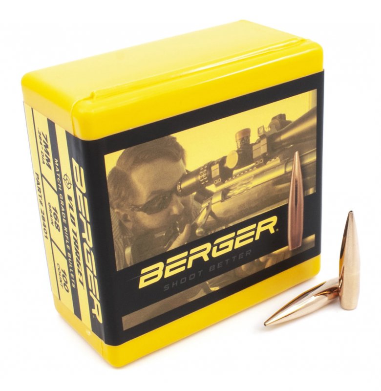 Berger  Berger 7 mm 180 Grain Hybrid Target Rifle Bullet (28407)