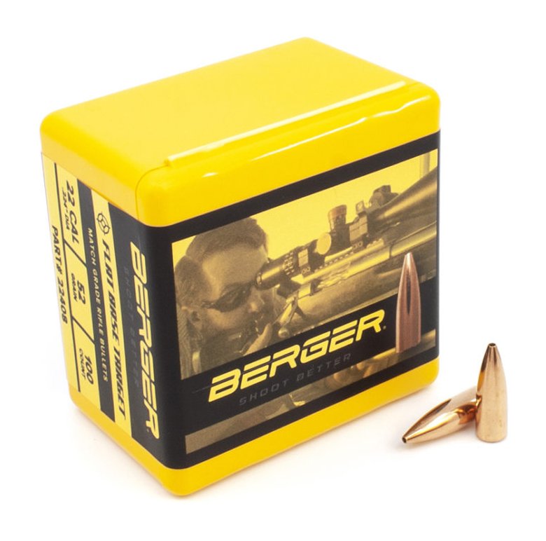 Berger  Berger 22 Calibre 73 Grain BT Target Rifle Bullet (22420)