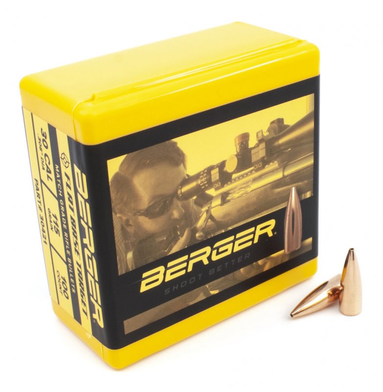 Berger  Berger 30 Calibre 185 Grain Juggernaut Target Rifle Bullet (30418)