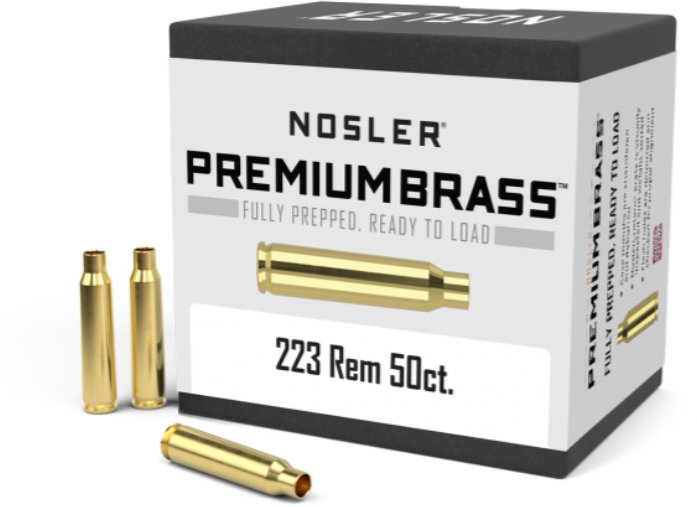 Nosler  Nosler 223 Rem Premium Brass (50ct) 10070