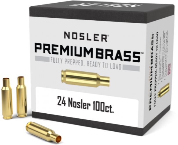 Nosler  Nosler 24 Nosler Premium Brass (100ct) 10085