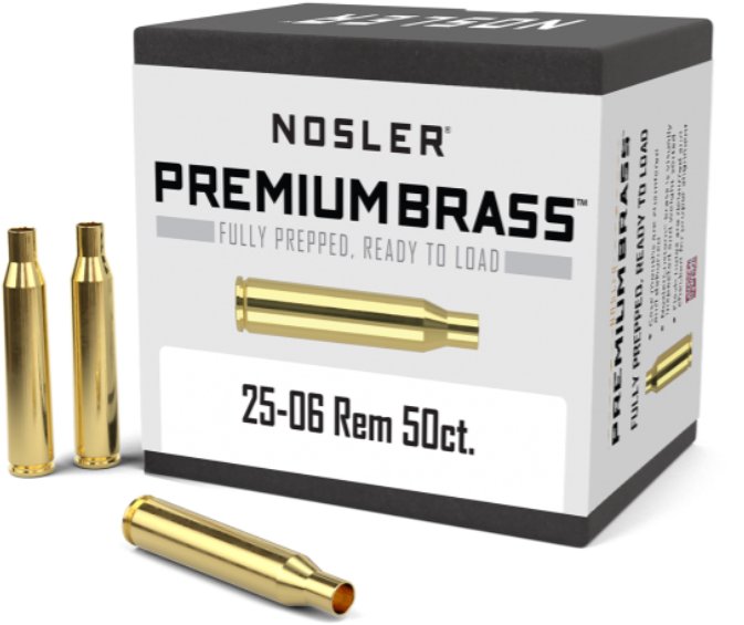 Nosler  Nosler 25-06 Rem Premium Brass (50ct) 10132