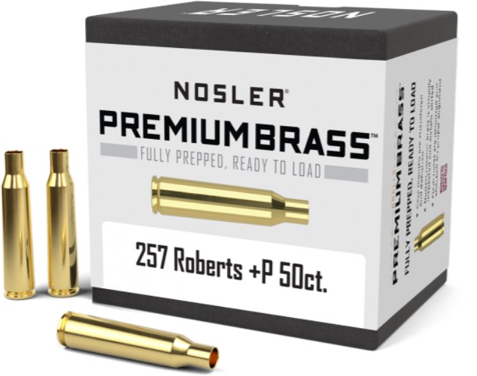 Nosler  Nosler 257 Rob +P Premium Brass (50ct) 10135