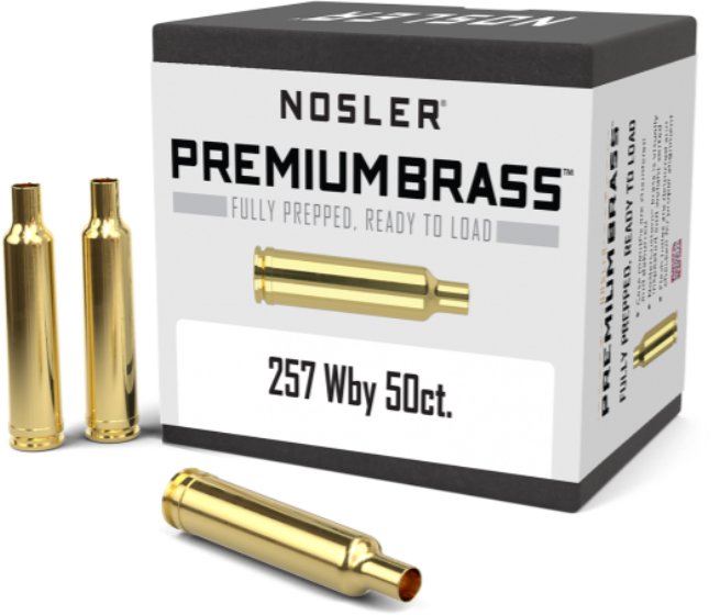 Nosler  Nosler 257 WBY Premium Brass (50ct) 10138