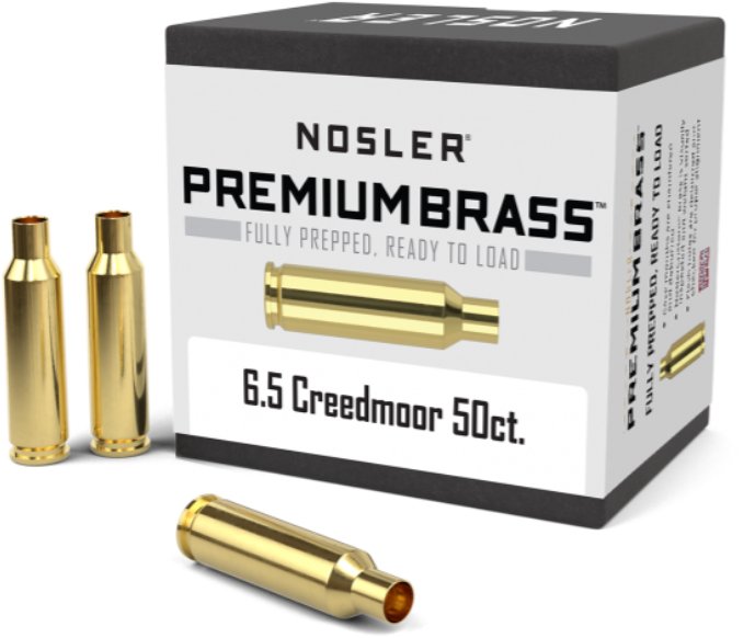 Nosler  Nosler 6.5mm Creedmoor Premium Brass (50ct) 44824