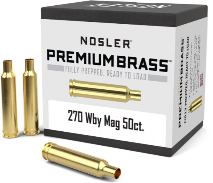 Nosler  Nosler 270 Wby Premium Brass (50ct) 10147