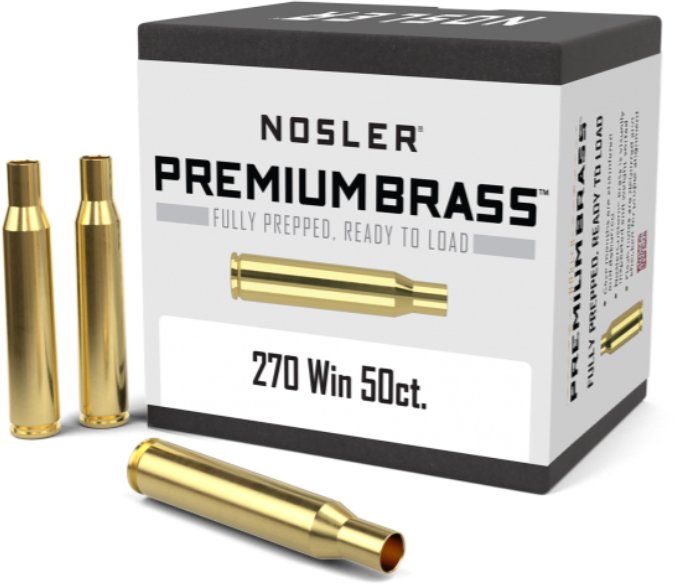 Nosler  Nosler 270 Win Premium Brass (50ct) 10155