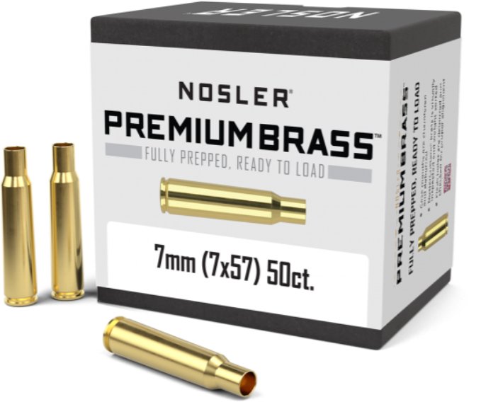 Nosler  Nosler 7x57 Mauser Premium Brass (50ct) 44507
