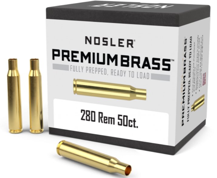 Nosler  Nosler 280 Rem Premium Brass (50ct) 10160