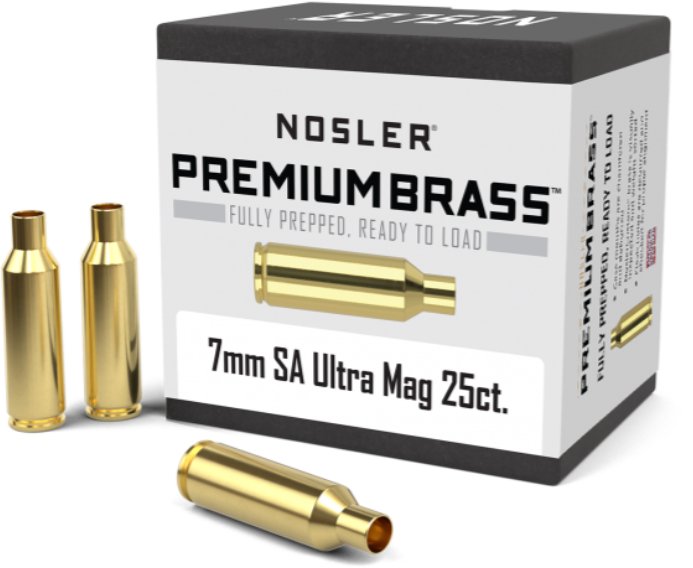 Nosler  Nosler 7mm SA Ultra Mag Premium Brass (25ct) 10184