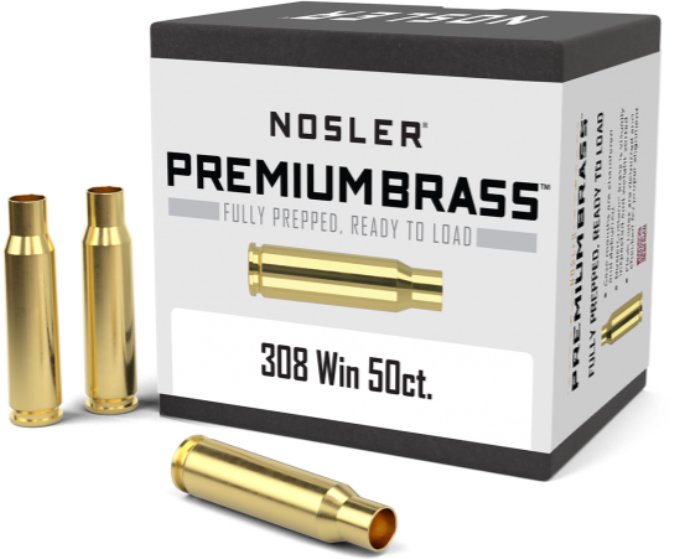 Nosler  Nosler 308 Win Custom Brass (50ct) 10225