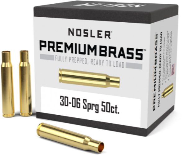 Nosler  Nosler 30-06 Spring Premium Brass (50ct) 10226