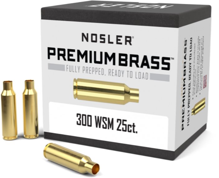 Nosler  Nosler 300 WSM Premium Brass (25ct) 11863