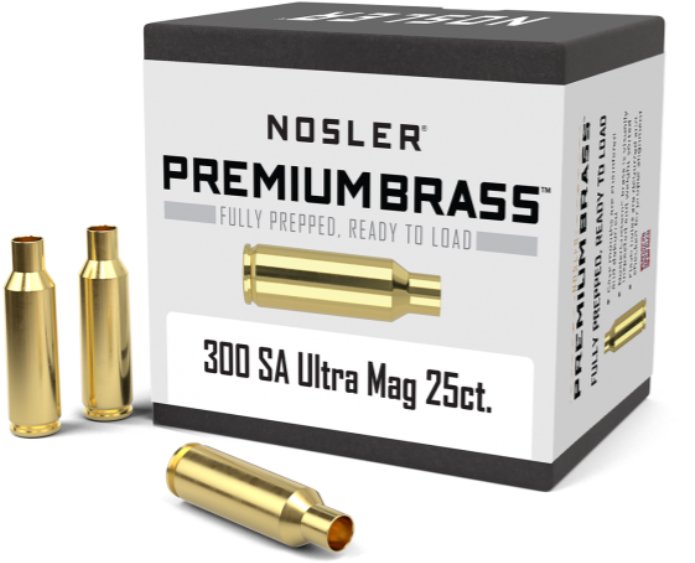 Nosler  Nosler 300 SA Ultra Mag Premium Brass (25ct) 10228