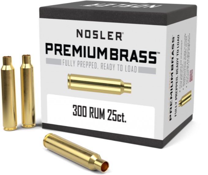 Nosler  Nosler 300 RUM Premium Brass (25ct) 11940