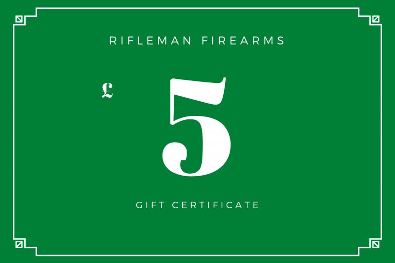 Rifleman Firearms Gift Voucher