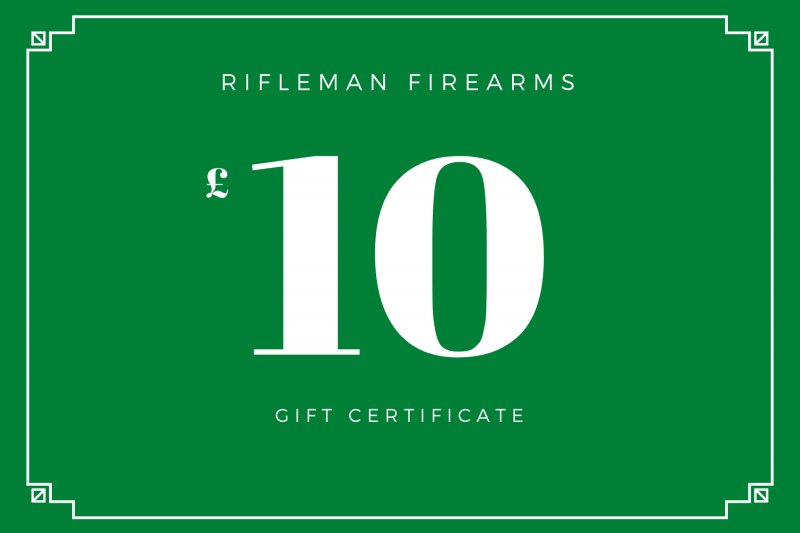 Rifleman Firearms Gift Voucher: £10