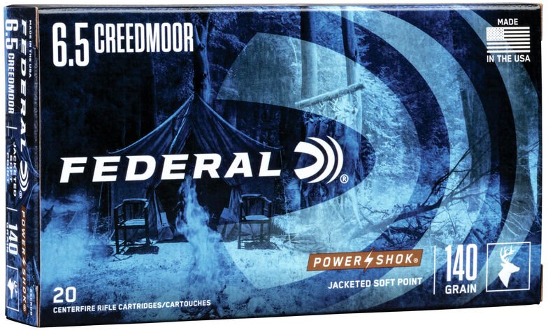 Federal Power-Shok Rifle 6.5 Creedmoor (65CRDB)