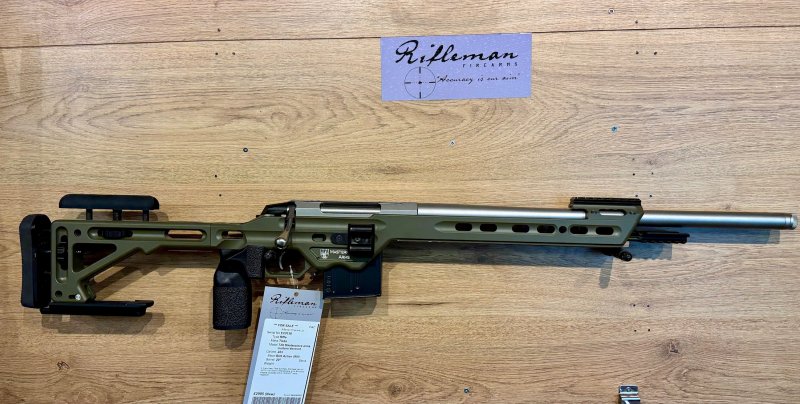 Masterpiece Arms  Tikka T3x .223 Masterpiece BA Comp Green RH custom