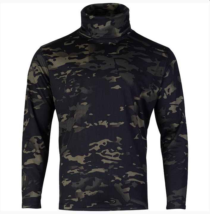 Viper  Viper Tactical Roll Neck Top V-Cam Black