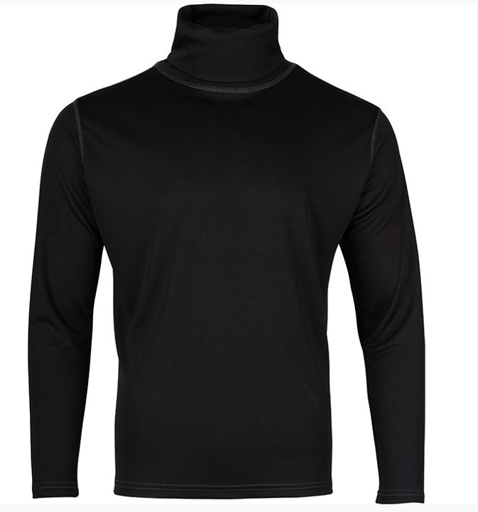 Viper  Viper Tactical Roll Neck Top Black