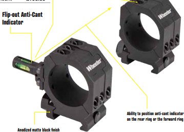 Wheeler 2 Piece Picatinny Scope Rings