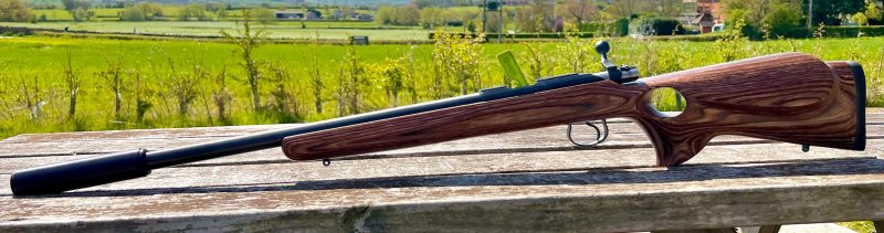 EX Demo CZ455 .22lr  Thumbhole