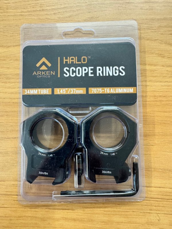 Arken Optics  Arken Halo Scope Rings