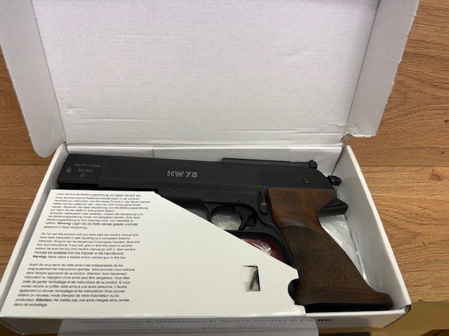 S/H Weihrauch HW 75 air pistol .177