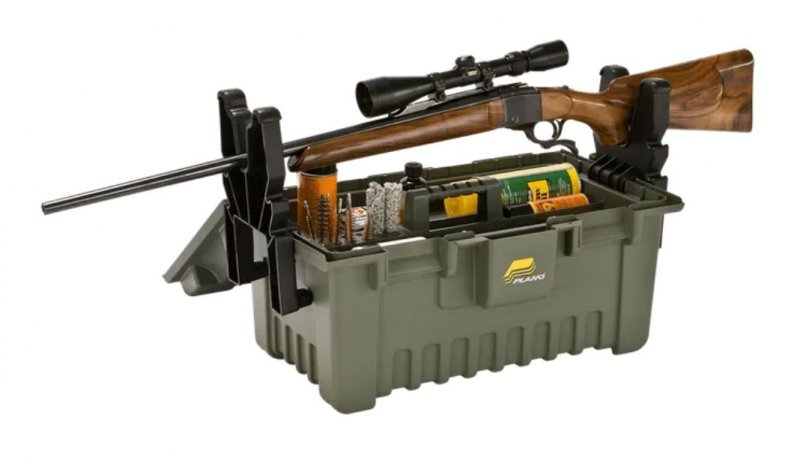 Plano Plano Camo Large With Gun Rest Shooters Case