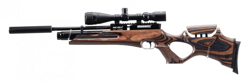 Weihrauch Weihrauch HW100X Karbine Thumbhole Laminate Adjustable PCP Air Rifle