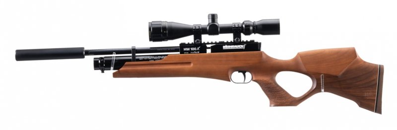 Weihrauch Weihrauch HW100X Walnut Karbine Thumbhole PCP Air Rifle