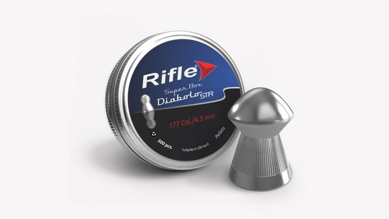 Hawke Optics Rifle Ammunition Diabolo Basic STR 177 4.5 7.25gr (500) Pellets