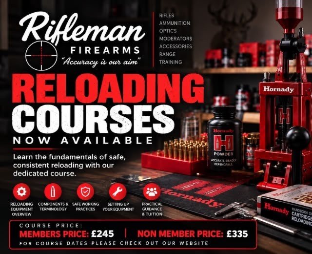 Rifleman Firearms Rifleman Firearms Reloading Course