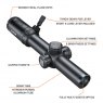 Bushnell  Bushnell AR Optics 1-6X24 Illuminated Riflescope Rifle Scope