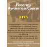 Firearms Awareness Course (Inclusive of shooting various calibre rifles)